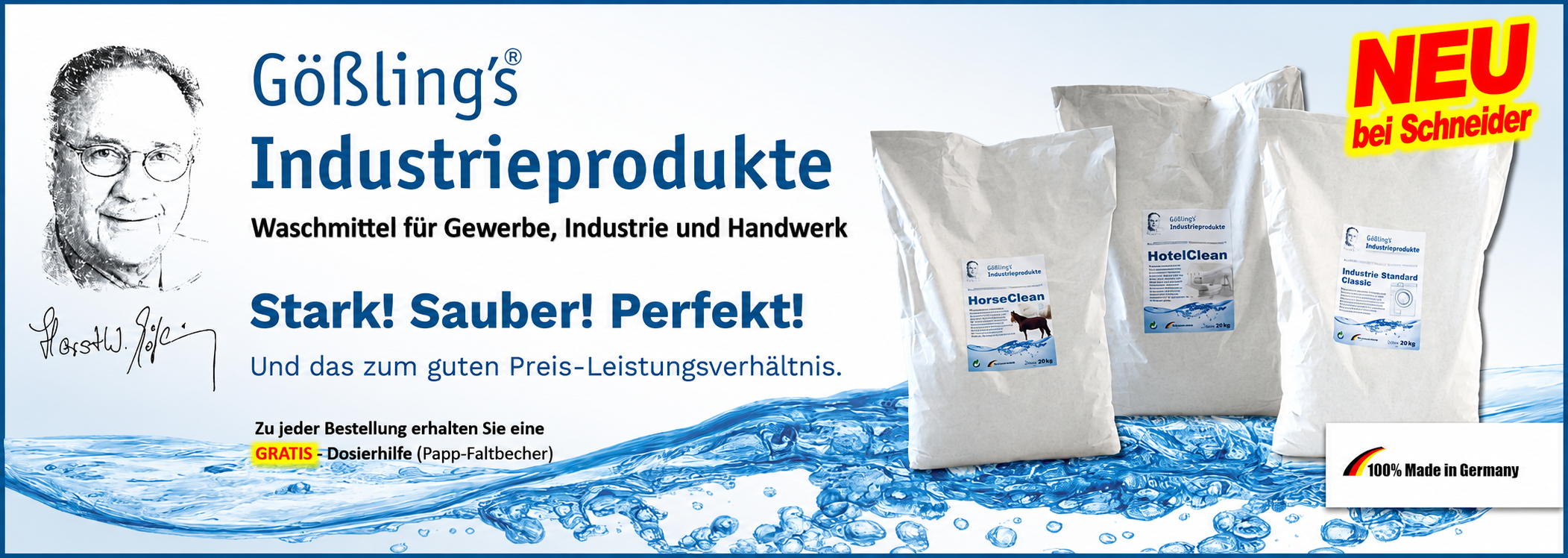 Industriewaschmittel von GÖßLINGs