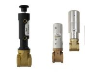 Pneumatic slide valves, 1-way NC