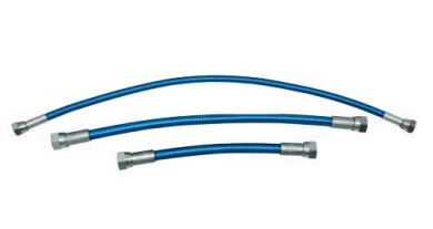 PTFE-Wellschlauch, 3/4" x 1000 mm, mit Edelstahl- 