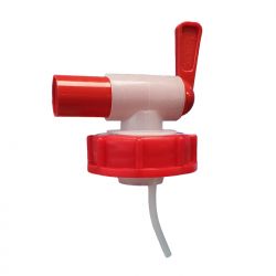 Auslaufhahn, regulierbar, DIN 55, mit Luftzufuhr 