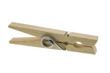 PINCE A LINGE, BOIS DE HETRE, 72 mm,  