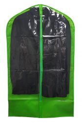 SUIT COVER 60 x 100cm, ZIPPED, GREEN,   