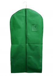 Kleiderschutzhülle 60 x 120 cm, grün, PP, mittiger 