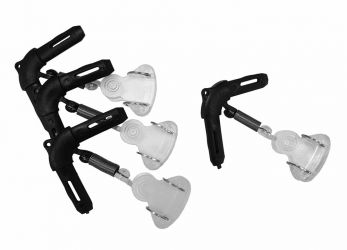 Plakat-Spannrahmen, Eckverbinder-Set mit Clipsen 