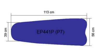 Pressenbezug-Unterplatte EP441P (P7), komplett mit 