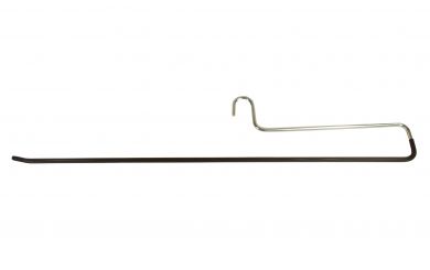 Gardinenbügel, verchromt, Ø 8 mm, 80 cm lang 