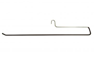 Gardinenbügel, verchromt, Ø 10 mm, 83 cm lang 