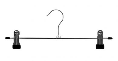 Klammerhalter 30 cm, Haken drehbar, Klammern  