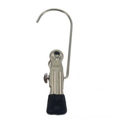 MAWA clip with hook K1/G, turnable, 9 cm hook,  