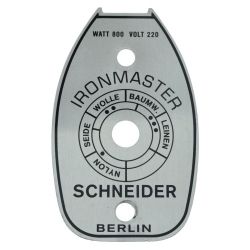 IRON-M 27 (9), Skalenschild Schneider 