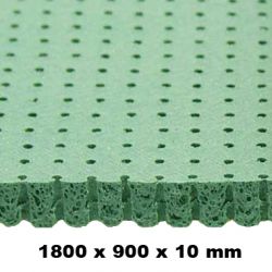 Silikon-Vollschaum perforiert / gelocht, grün 