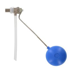 Schwimmerventil Messing vernickelt, 3/8",  45°C 