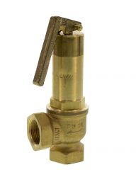 Sicherheitsventil 3/4" x 3/4", 0,5 bar, Messing 