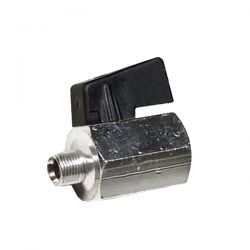 Robinet à bille Mini FxM, 1/8", 0-10 bar,-10/+80°C 