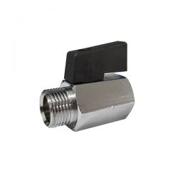 Kugelhahn Mini I x A, 1/4", 0-10 bar, -10 - +80°C  