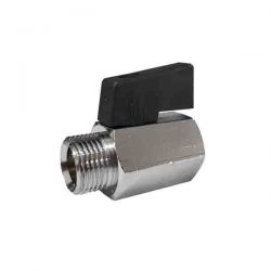 Robinet à bille Mini FxM, 1/2", 0-10 bar,-10/+80°C 
