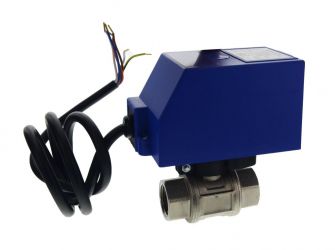 Ball valve with servomotor 3/4", mod. U2SC 