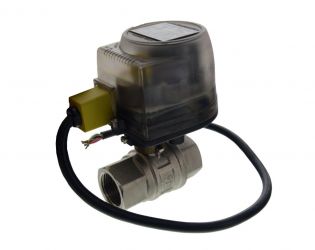 Ball valve with servomotor 1", mod. U2SC, PN6 