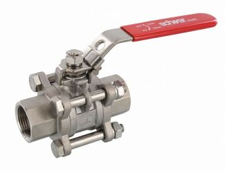 Ball valve for steam 3/4", FxF, stainless steel 