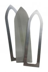 Edelstahlsohle-Einlagen, 3-teilig, TREVIL F014 