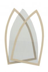 Edelstahlsohle-Einlagen, 3-teilig, KRAPF 1106 