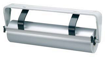 Papierabreißgerät als Untertischmodell, lichtgrau 