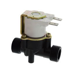 Magnetventil für Wasser, 1/2"x1/2", A x A, 24 V 