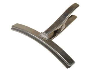 Faltenklammer V2A Jacke, gebogen, 280 x 30 mm 