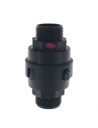 Sicherheitsventil 1", PVC, schwarz 