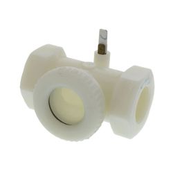 SIGHT GLASS F, 1", WITH LAMP 