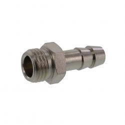 Hose nozzle with external thread G 1/4" x ø 7 mm 