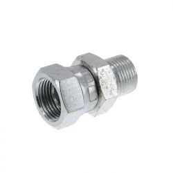 Hydraulic screw connection F 3/8" x M 3/8" 