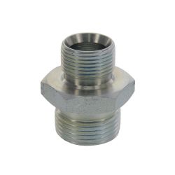 Embout double G 3/4" x G 1", laiton nickelé 