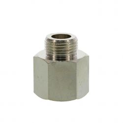 Muffe Sechskant, G 1/2" (IG) x G 3/8" (AG) 