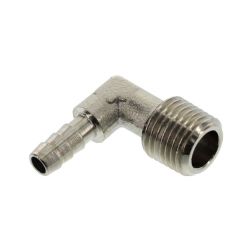 Winkel 1/4" x 6 mm Schlauchtülle, MS vernickelt 