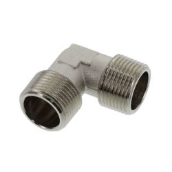 Winkel A x A, 3/4", Messing vernickelt 