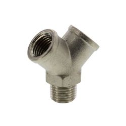 RACCORD EN Y 1/8" ,2xTARAUDAGE, 