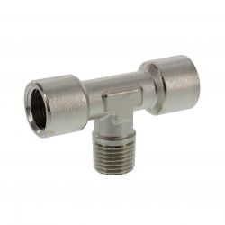 T-fitting G 1/4" (F) x R 1/4" (M) x G 1/4" (F) 