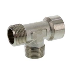T-Stück  R 3/4" (AG) x R 3/4" (AG) x G 3/4" (IG) 