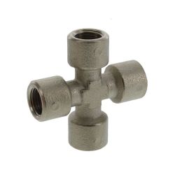 Kreuz-Stück Innengewinde G 1/8" 