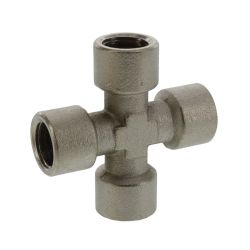 Kreuz-Stück Innengewinde G 1/4" 
