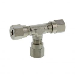 Schneidring - T-Stück 6 mm x 1/8"  