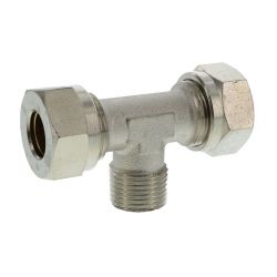Cutting ring T-fitting 1/2" Mx 