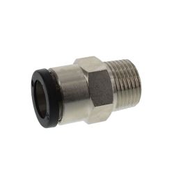 Raccord instantané droit 12mm x R3/8" conique mâle 