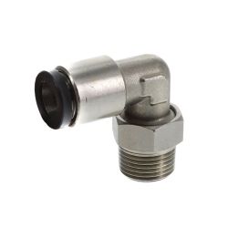 L raccord instantané 10 mm x R 3/8" orientable,NBR 