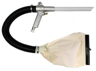 Druckluft-Staubsauger mit schmalem Saugrohr 