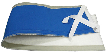 Schutzschlauch mit Klettverschluss, blau 