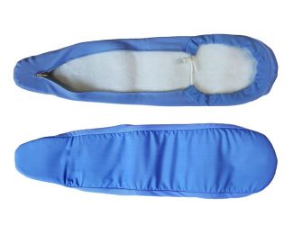 Bezug Polyester/ Baumwolle mit Polster, blau 