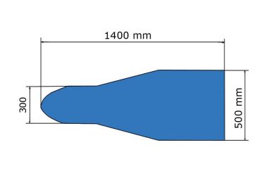 Bezug Polyester für VEIT, blau, CR2 VARIOSET 