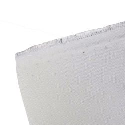 TISSU COTON ECRU/POLYESTER, 